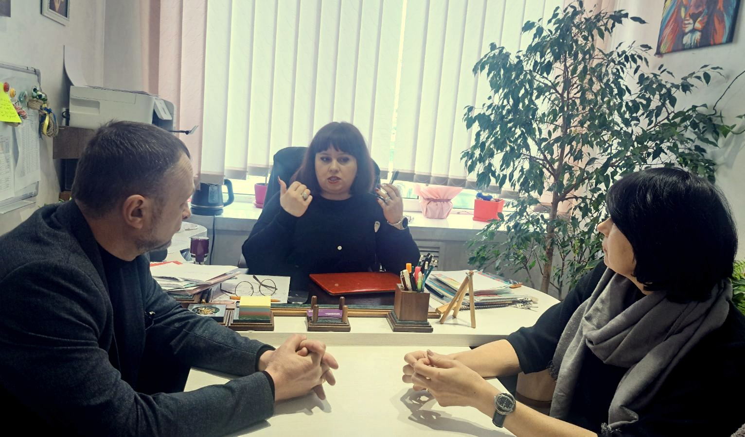 Робоча зустріч із директоркою школи Лідією Бачинською